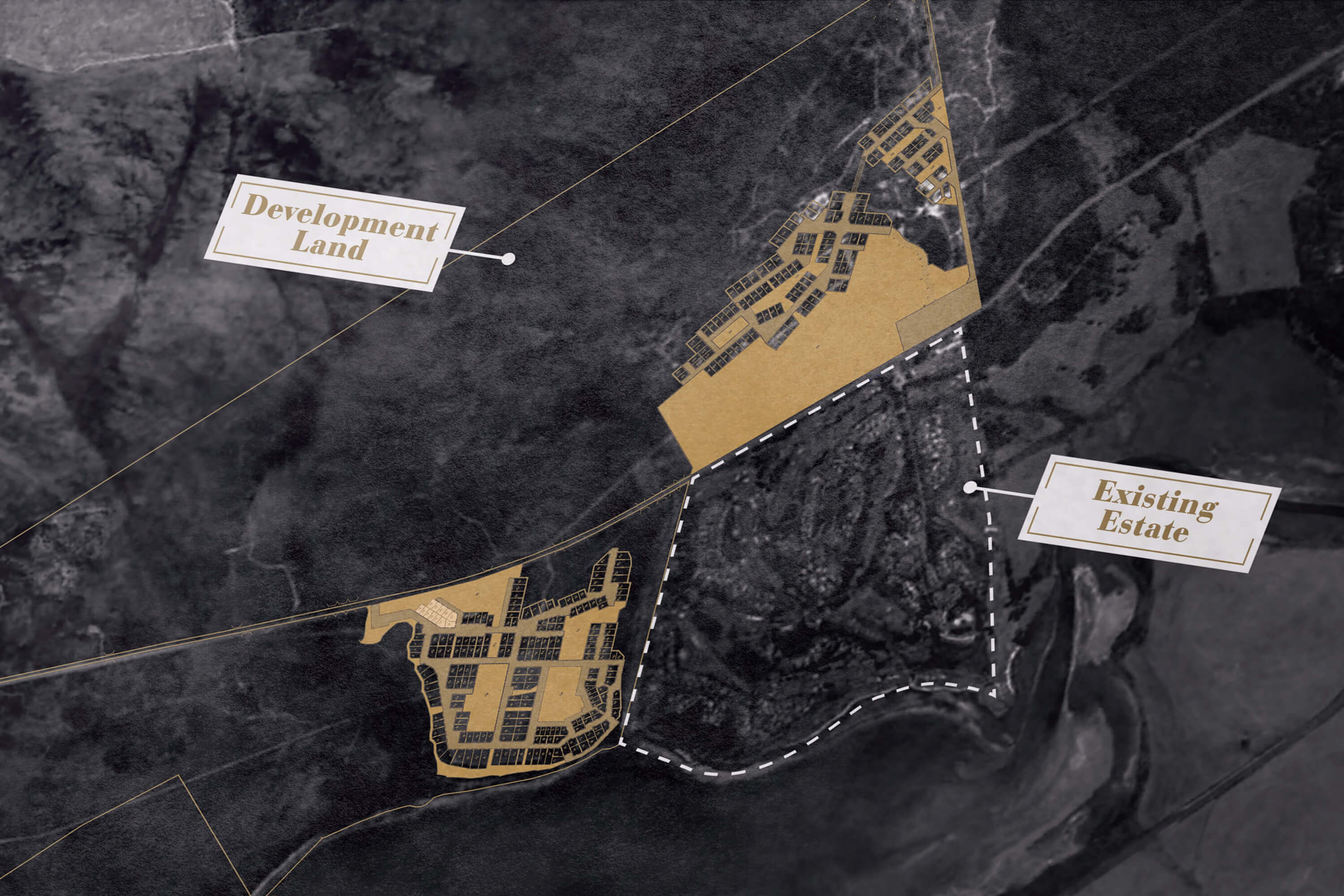 Close up of maps within the JLL Arabella investment memorandum design